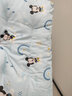 迪士尼（DISNEY）兒童枕頭記憶枕1-3-6歲寶寶嬰兒枕頭透氣按摩幼兒園枕頭豆豆枕 米奇藍(lán)（一體款） 【30*50cm】 曬單實(shí)拍圖