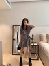 燕潯氣質(zhì)長袖碎花連衣裙子早秋季2025新款女裝收腰顯瘦短裙小個子 碎花裙 M (建議95-110斤) 曬單實拍圖
