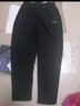 西域駱駝（VANCAMEL）休閑褲男四季彈力寬松直筒潮流運動(dòng)長(cháng)褲子 黑色【常規款】 L  曬單實(shí)拍圖