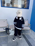 mlgt kids童裝男童套裝男孩春秋裝新款痞帥衣服兒童寶寶加絨衛(wèi)衣冬裝 黑色 90 cm 曬單實(shí)拍圖