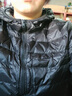 胖mm大碼短款輕薄羽絨服200斤胖妹妹休閑氣質(zhì)上衣胖子薄款女加肥加大外套 黑色（連帽） 6XL 曬單實(shí)拍圖
