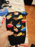 Happy Socks秋冬款襪子女男襪多巴胺戶(hù)外彩色波點(diǎn)棉襪中筒襪 摩登條紋 1雙 M 36-40 曬單實(shí)拍圖