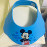 迪士尼（Disney）寶寶洗頭神器兒童洗頭擋水帽嬰兒防水洗澡浴帽小孩洗發(fā)帽子 粘貼款：米奇泡泡 可調節 曬單實(shí)拍圖