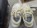 回力踩屎感孕婦專(zhuān)用防滑運動(dòng)鞋女秋冬2025年新款外穿軟底學(xué)生平底板鞋 真皮米色 37 曬單實(shí)拍圖