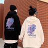 love legend 情侶裝衛衣全套秋冬一男一女同款寬松百搭連帽衫衣服班服定制 蝴蝶 黑色+黑色 男XL+女M 曬單實(shí)拍圖