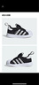 阿迪達斯（adidas）童鞋三葉草秋冬男女小童一腳蹬貝殼頭鞋 JH6499黑/白/橄欖綠 曬單實(shí)拍圖