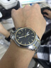 冠琴 【名表十大品牌】新款手表女士全自動(dòng)商務(wù)休閑機械表防水鎢鋼雙日歷女表情人節520生日禮物腕表國表 條丁面鋼白【免費刻字】 曬單實(shí)拍圖