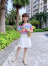 優(yōu)優(yōu)1點(diǎn)六一禮物女童百褶裙夏季新款洋氣兒童學(xué)院風(fēng)白色半身短裙女孩裙子 1566白色【半身裙】 140cm 曬單實(shí)拍圖