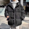 安初夏假兩件羽棉絨服男士休閑套裝冬季外套新款加厚寬松棉衣服男裝棉襖 黑色棉服三件套 XL 曬單實(shí)拍圖