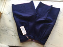 PORTS寶姿 秋季新品女裝簡(jiǎn)約A廓形闊腿七分褲SB9P015BZF010 深藍 M (6) 曬單實(shí)拍圖