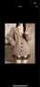 曉水奚冬天衣服女裝套裝2024新款秋冬季學生可愛美拉德穿搭一整套學院風 襯衫+毛衣外套+百褶裙 三件裝 L 建議100-120斤 曬單實拍圖