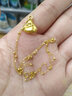 帝普珠寶 18K金項(xiàng)鏈 彩金項(xiàng)鏈小金珠鎖骨鏈金豆豆素金鏈球鏈金珠項(xiàng)鏈 18k金材質(zhì) 假一賠三 金豆豆項(xiàng)鏈45厘米（固定長度） 曬單實(shí)拍圖