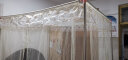 南极人蚊帐家用1.8米三开门1.5米不锈钢支架公主风落地式加密蚊帐可拆洗 皇冠-白色加粗支架 180*220cm床 实拍图