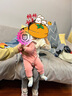 Auro Mesa秋冬嬰兒保暖內(nèi)衣哈衣A類德絨無(wú)痕連體衣秋衣爬服寶寶睡衣居家服 粉色哈衣 73cm/6-9M 曬單實(shí)拍圖