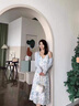 妃莉杋（FeiLiFan）碎花吊帶連衣裙女裝2024夏季新款法式氣質(zhì)顯瘦雪紡裙子女套裝夏天 單件裙子 M 曬單實(shí)拍圖