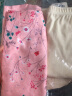 贝壳元素女童连衣裙春装宝宝韩版七分袖裙子qz3688 粉色 110cm 实拍图