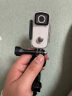 SJCAM C100运动相机 拇指相机4k防抖360穿戴摩托车自行车头盔行车记录仪vlog头戴摄像头 C100 白色16G+配件包 实拍图