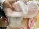 聚莜家可愛(ài)毛絨玩偶抱抱熊娃娃熱水袋充電暖手寶痛經(jīng)大姨媽敷暖肚子神器 可愛(ài)粉兔 曬單實(shí)拍圖