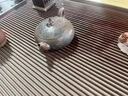 洛湘宜興純?nèi)止ぞ纷仙皦孛抑禅P妹泥繪家藏紫玉金砂高端茶壺收藏 靠山石壺(紫玉金砂) 280ml 曬單實(shí)拍圖