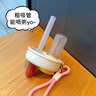 京悠雨早餐專(zhuān)用可以喝粥的粗吸管杯子保溫豆漿家用便攜外帶裝珍珠奶茶杯 德國粉色420ml 曬單實(shí)拍圖