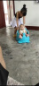 anbebe 安贝贝多功能宝宝餐椅便携式婴儿学坐椅儿童吃饭桌椅座椅沙发椅 蓝餐椅+礼包 实拍图