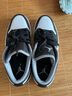 耐克（NIKE）【潮】Air Jordan aj1 Low板鞋男子低幫透氣休閑耐磨運(yùn)動籃球鞋 553558-040 黑白灰/影子 40.5 曬單實(shí)拍圖
