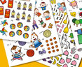 數(shù)學(xué)貼紙書(shū) 寶寶0-3-6歲繪本左右腦智力開(kāi)發(fā)益智游戲嬰幼兒童思維邏輯專注力訓(xùn)練貼貼畫(huà)卡通粘早教書(shū)籍 曬單實(shí)拍圖