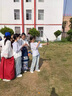 紛資言女童馬面裙改良漢服兒童古裝中國風(fēng)唐裝夏季套裝女孩超仙公主裙 藏青色全套+項鏈+贈品 160 (建議身高151-160) 曬單實拍圖