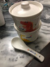 瓷航（CiH） 瓷航恐龍?zhí)沾筛羲疅踔褞w碗燉盅內(nèi)膽蒸蛋盅家用小湯盅蒸碗帶蓋小碗 劍龍直身燉盅1個+勺250ml 曬單實拍圖