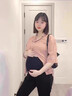 費雪孕婦褲子秋冬外穿上班通勤西褲秋季2025新款小個(gè)子九分職業(yè)褲 【黑色側開(kāi)叉】-夏款 XL【135-145斤適穿】 曬單實(shí)拍圖