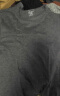 无印良品（MUJI）男式 使用了棉的冬季内衣 圆领短袖T恤 69AA450 秋衣保暖衣打底衫 炭灰色 M 晒单实拍图