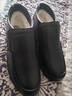 啄木鳥(niǎo)皮鞋頭層牛皮棉鞋冬季加絨保暖真皮中老年爸爸冬加厚防滑棉鞋 63802黑色 41 曬單實(shí)拍圖