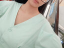 moussy 女裝新款宮廷風(fēng)V領(lǐng)收腰泡泡袖長袖襯衫010GSW30-0610 111淺藍(lán)色 均碼 曬單實(shí)拍圖