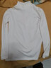羅蒙（ROMON）【新款上市】男純棉半高領(lǐng)長(cháng)袖打底衫T恤青中年秋衣內衣修身體恤 白色 M (100斤左右) 曬單實(shí)拍圖