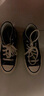 匡威（Converse）童鞋兒童中高幫帆布鞋春夏新款男童1970s經(jīng)典款休閑鞋女孩帆布鞋 黑色2-70S 小童魔術(shù)貼 33 【建議腳長20cm】 曬單實(shí)拍圖