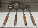 Momscook 不銹鋼鍋鏟湯勺濾勺漏勺粉爪條鏟漏鏟 sus304 木柄 餐具套裝 木柄漏鏟YH-STS 曬單實(shí)拍圖