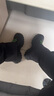愛步（ECCO）馬丁靴男鞋 高幫鞋戶外休閑牛皮男鞋 蹤跡550604 HL黑色5506045105242 曬單實拍圖