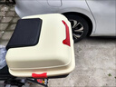 LZJV電動(dòng)車(chē)后備箱通用適用雅迪愛(ài)瑪臺鈴綠源儲物電瓶自行車(chē)后靠背尾箱 大號 白色+靠背支架【可放安全帽雨衣充電器 曬單實(shí)拍圖