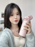 基歐歐蒂保溫杯女士316不銹鋼高顏值水杯學(xué)生吸管帶蓋碗大容量吸管雙飲杯 夢(mèng)幻粉420ml【雙飲 帶蓋】 曬單實(shí)拍圖
