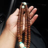 歐梵洛藏式白玉菩提根佛頭佛塔三通108佛珠手串星月金剛配飾DIY配件 【精挑直徑17-18】 曬單實(shí)拍圖