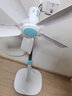 中聯(lián)（ZOLEE）電風(fēng)扇/落地扇/大風(fēng)量智能家用電扇節能學(xué)生客廳宿舍立式床頭辦公室 【直徑50cm丨不可搖頭】 曬單實(shí)拍圖