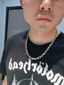 IDEAGEMER925銀十字鏈項(xiàng)鏈男士輕奢簡(jiǎn)約歐美風(fēng)高級(jí)感小眾幾何潮流百搭素鏈 幾何十字鏈【50cm】 曬單實(shí)拍圖