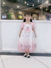 迪士尼（Disney）女寶寶夏季庫洛米公主裙2025新款小女孩洋氣連衣裙夏裝網(wǎng)紗表演裙 粉色 120 cm 曬單實(shí)拍圖