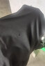 蘭威費雷短袖T恤男T恤男士打底衫修身緊身半袖上衣體恤男裝夏季潮 圓領(lǐng)黑色 2XL （建議135-150斤） 曬單實(shí)拍圖