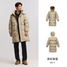森馬（Semir）羽絨服男三防中長款外套2024撞色冬裝厚款情侶時尚109724113203 曬單實拍圖