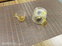 拓進(jìn)德國進(jìn)口品質(zhì)功夫茶具茶道零配件茶盤保護(hù)墊茶席竹席纖維耐磨茶簾 (60X40c)特大.棕黑色茶席x1 曬單實拍圖