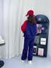 諾佳微淇女大童套裝春秋季款2025新款洋氣女孩冬季加厚休閑運動校服兩件套 藏青【春秋款】 170 曬單實拍圖