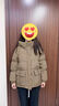 啄木鳥（TUCANO）中老年人羽絨棉服秋冬裝2024新款棉襖女冬季媽媽洋氣棉衣外套大碼 卡其色 2XL 建議120-135斤 曬單實(shí)拍圖