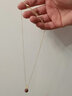瑯風(fēng)紅瑪瑙相思豆項鏈女單珠中式轉(zhuǎn)運吊墜七夕情人節(jié)禮物送女友生老婆 紅瑪瑙轉(zhuǎn)運珠項鏈-品牌原裝禮盒 曬單實拍圖