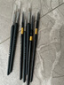 柏倫斯（borrence） 美術(shù)水粉水彩勾線筆毛筆套裝工筆國畫描邊尼龍勾線畫筆手繪細筆描線丙烯國畫筆 勾線筆中號4支裝【1+2+3+4】 曬單實拍圖